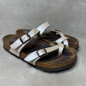 Birkenstock Mayari‎ Pearl Women's Strap Strappy Sandal Size 37 W6